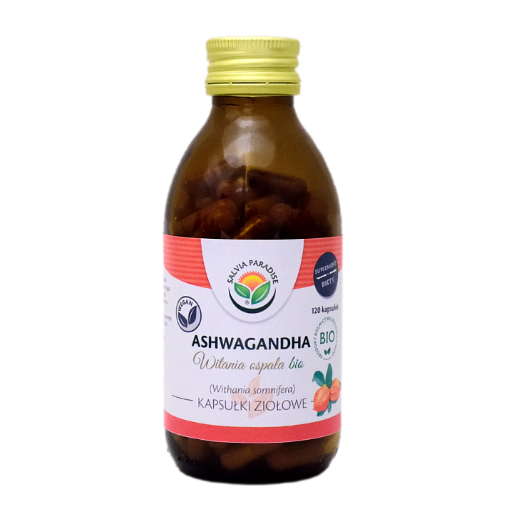 Ashwagandha – Witania kapsułki BIO 120 szt. - Ashwagandha – Witania ospała