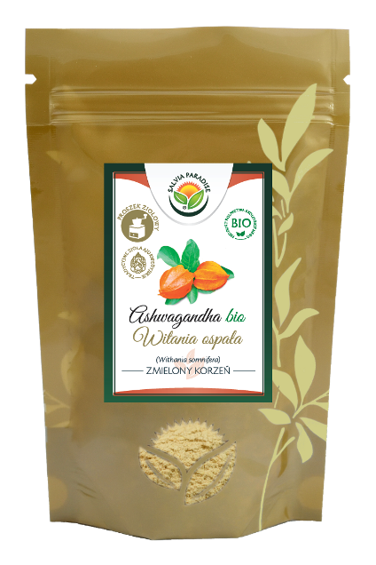 Ashwagandha zmielony korzeń BIO 100 g - Ashwagandha – Witania ospała