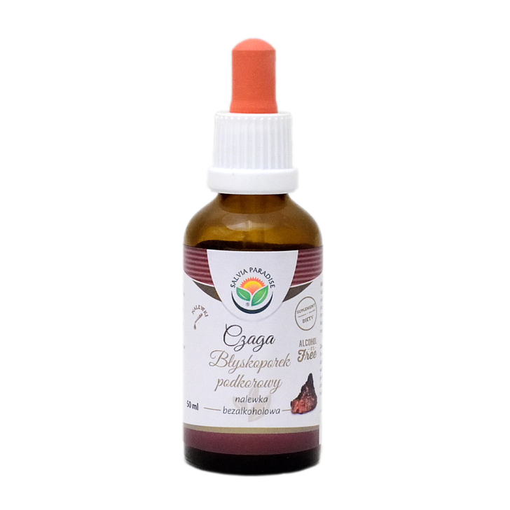 Czaga – Błyskoporek podkorowy nalewka AF 50 ml - Czaga – Inonotus obliquus