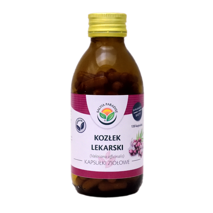 Kozłek lekarski kapsułki 120 szt. - Kozłek lekarski – Valeriana officinalis