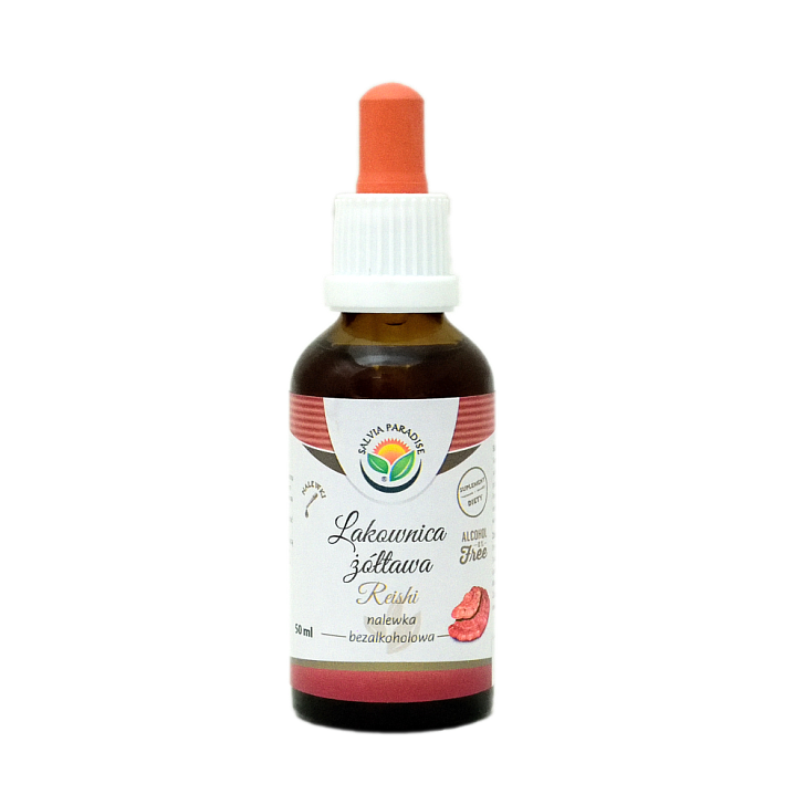 Lakownica żółtawa nalewka AF 50 ml - Lakownica lśniąca – Ganoderma lucidum