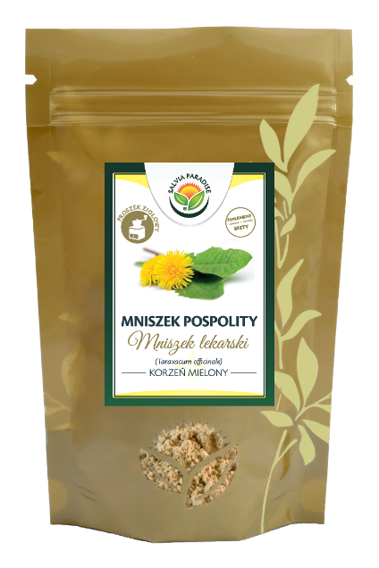 Mniszek pospolity korzeń mielony 100 g - Mniszek lekarski – Taraxacum officinale