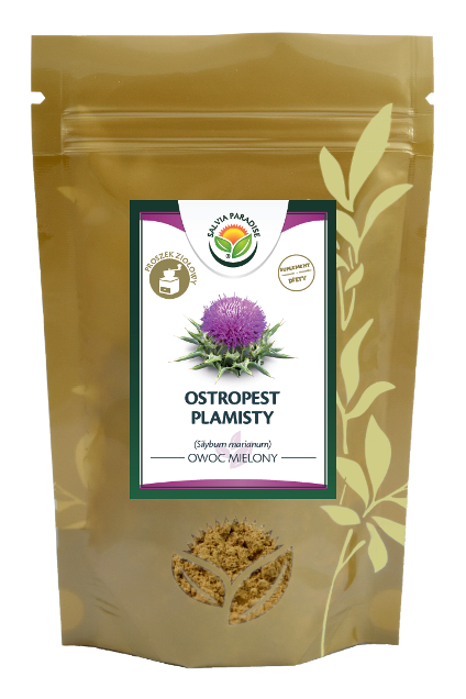 Ostropest owoc mielony 120 g - Ostropest plamisty – Silybum marianum
