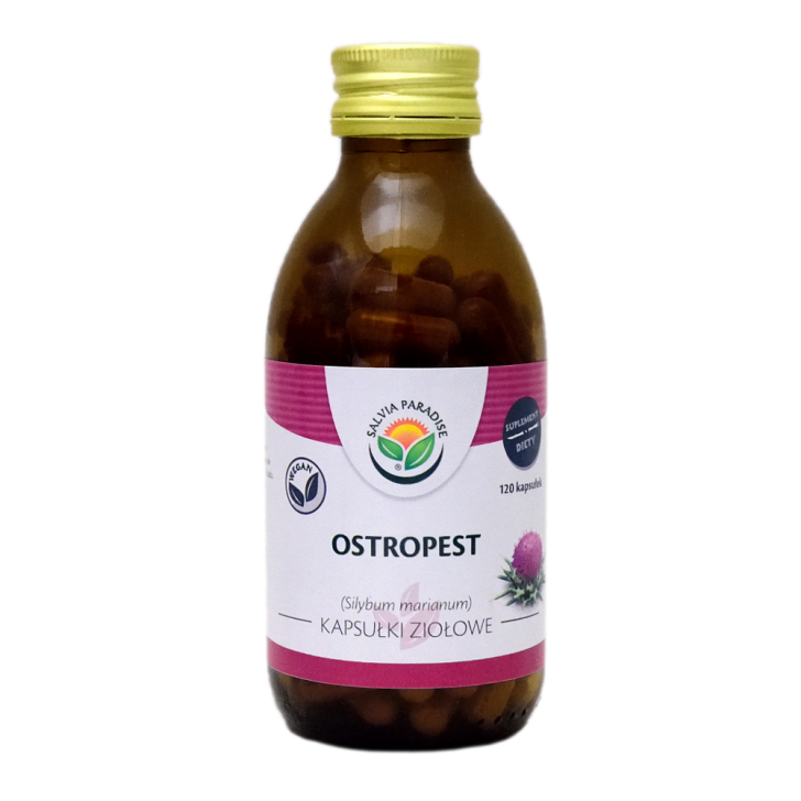 Ostropest plamisty kapsułki 120 szt. - Ostropest plamisty – Silybum marianum