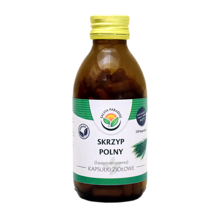 Skrzyp polny kapsułki 120 szt. - Skrzyp polny – Equisetum arvense