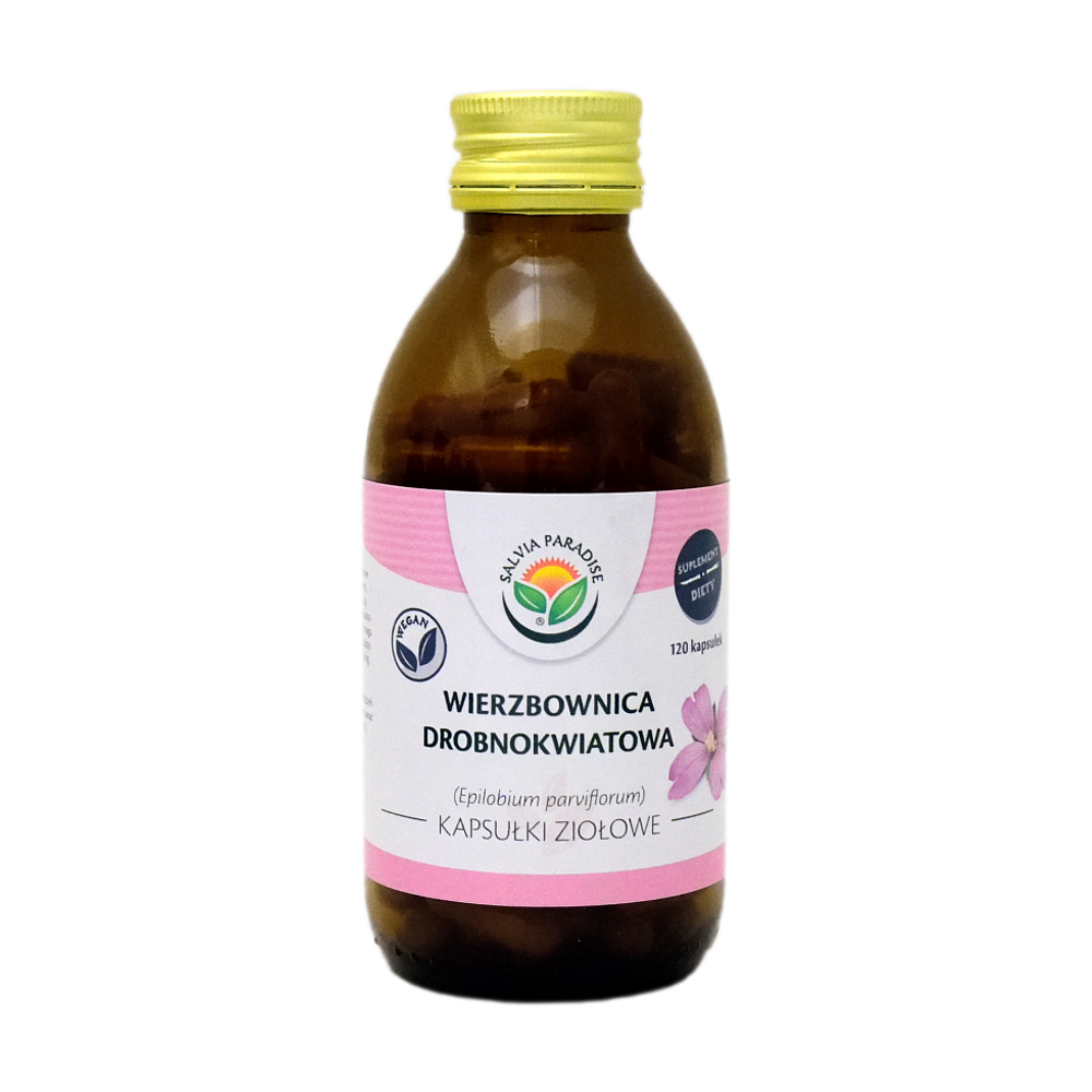 Wierzbownica drobnokwiatowa kapsułki 120 szt. - Wierzbówka drobnokwiatowa – Epilobium parvifloru